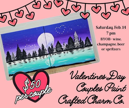Valentines Day Couples Paint